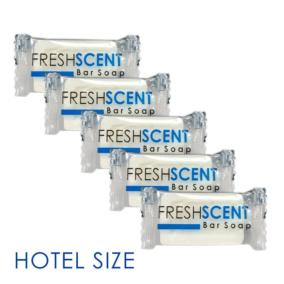 0.5 Oz Bar Soap [100 Pack] Hotel Travel Size, Individually Wrapped, Vegetable Based