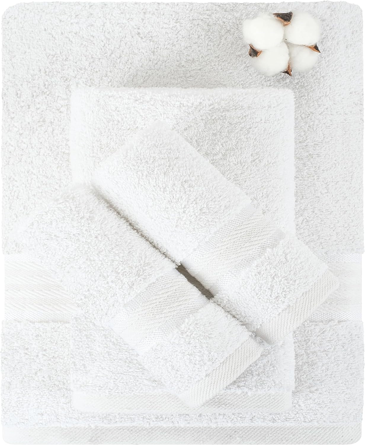 Turkish Cotton Towel Set | Soft Absorbent Towels | BNB Depot