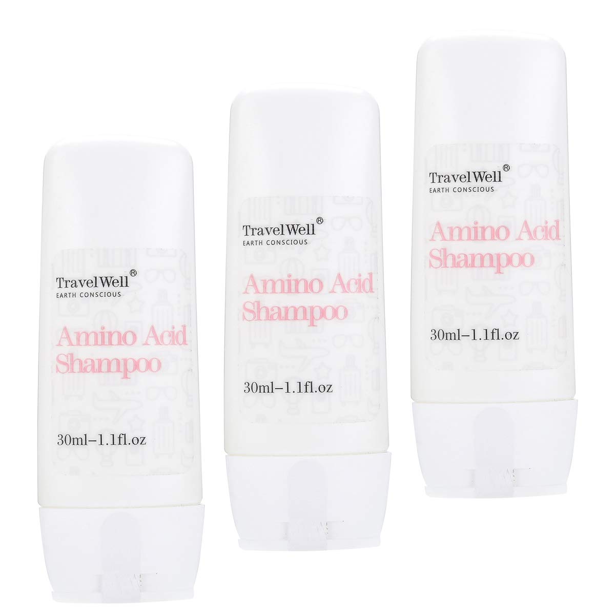 Hotel Toiletries Amenities Travel Size Guest Shampoo 1.0 Fl Oz/30Ml, Individually Wrapped 50 Bottles per Box