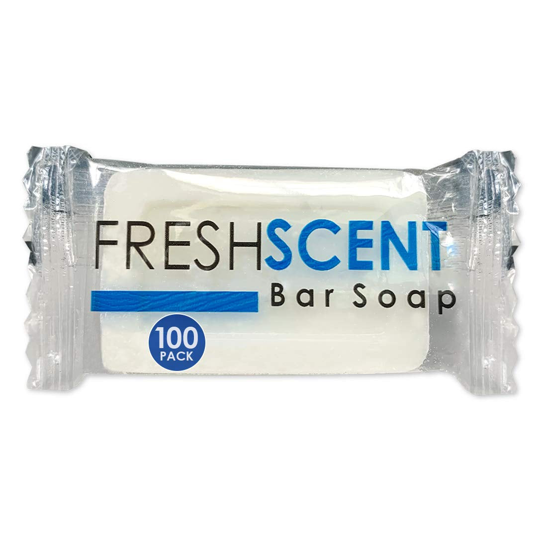 0.5 Oz Bar Soap [100 Pack] Hotel Travel Size, Individually Wrapped, Vegetable Based