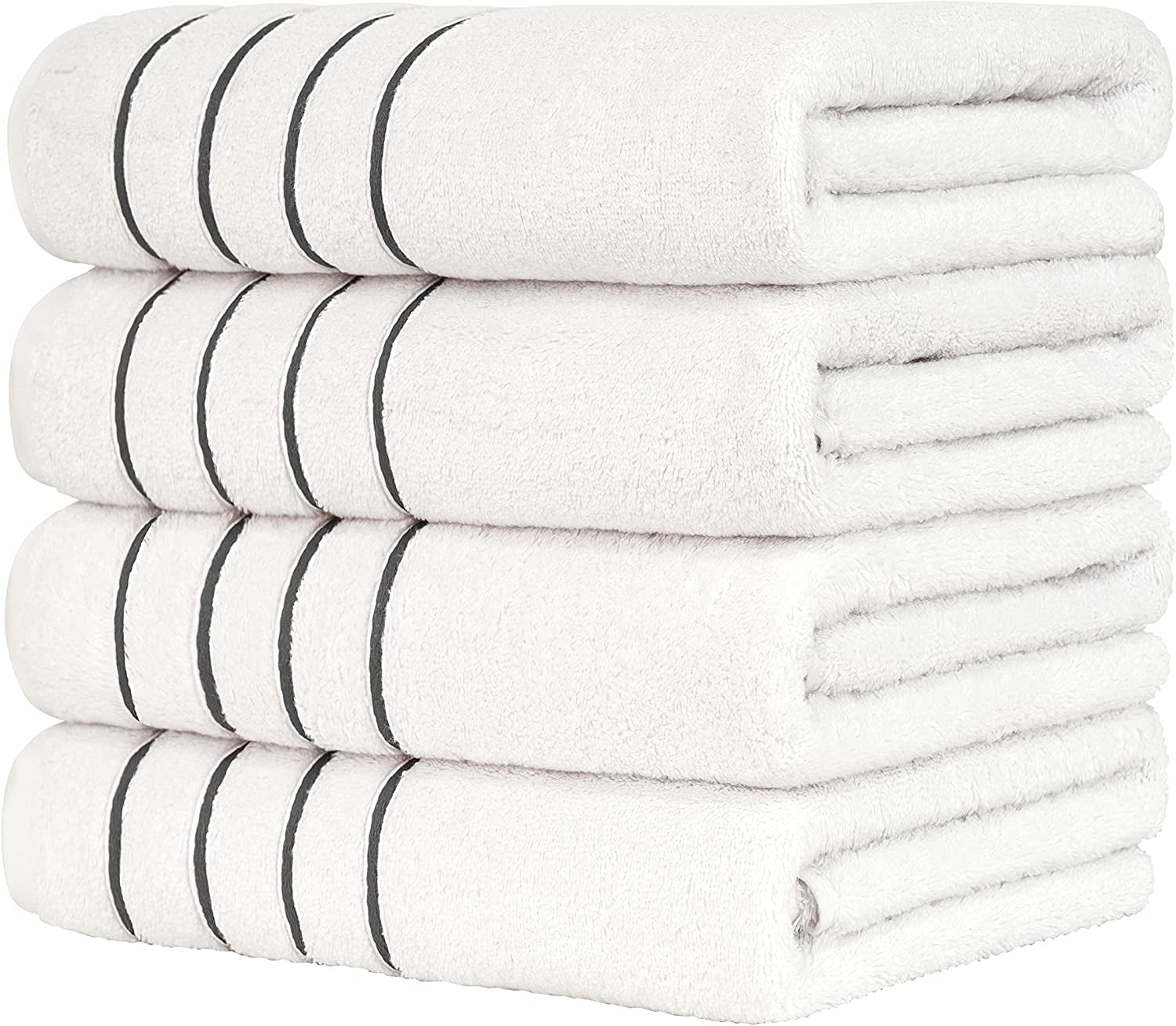 White Bath Towel Set | Turkish Cotton Bath Towels | BNB Depot