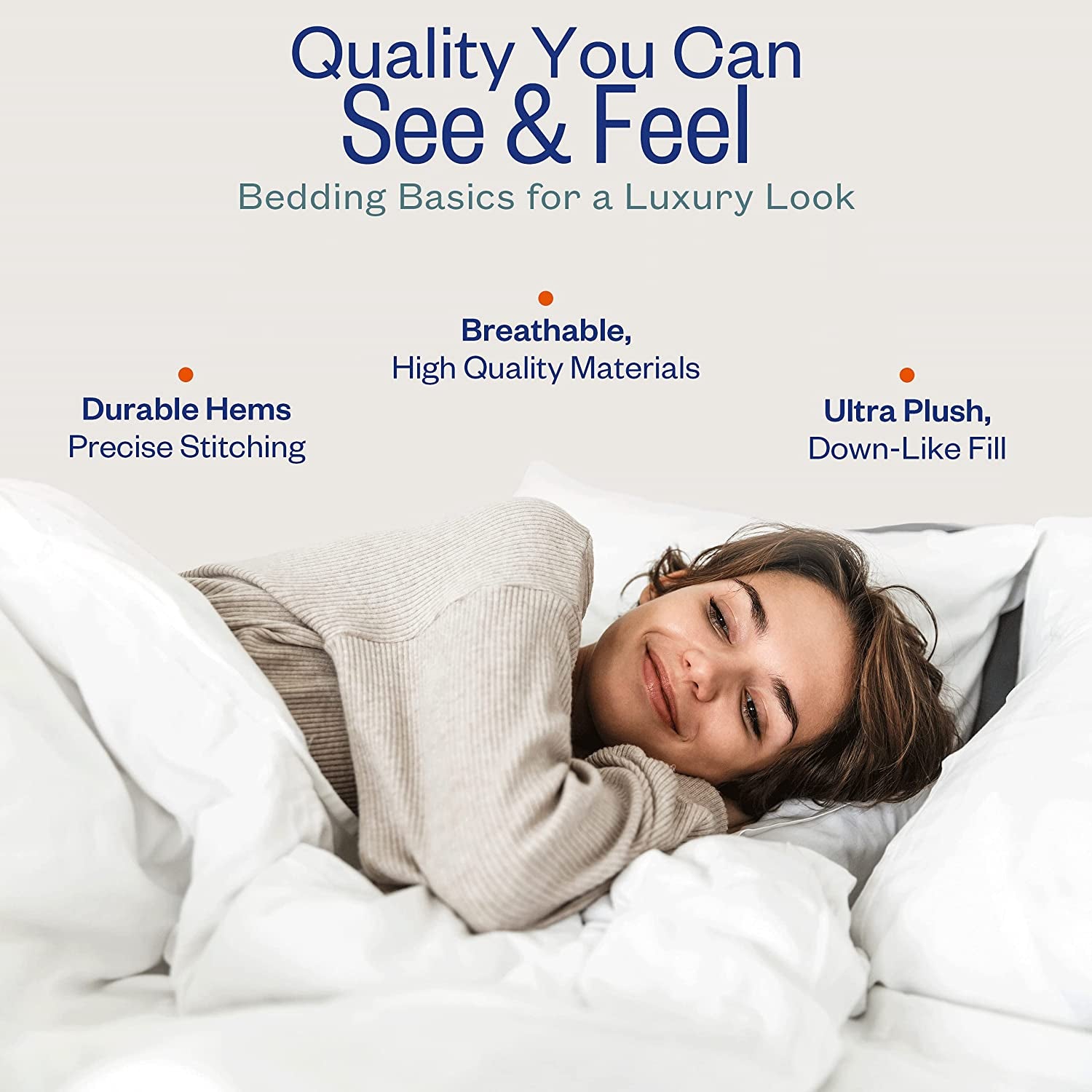  Hotel Quality Bedding Comforter - Reversible - Lightweight down Alternative 