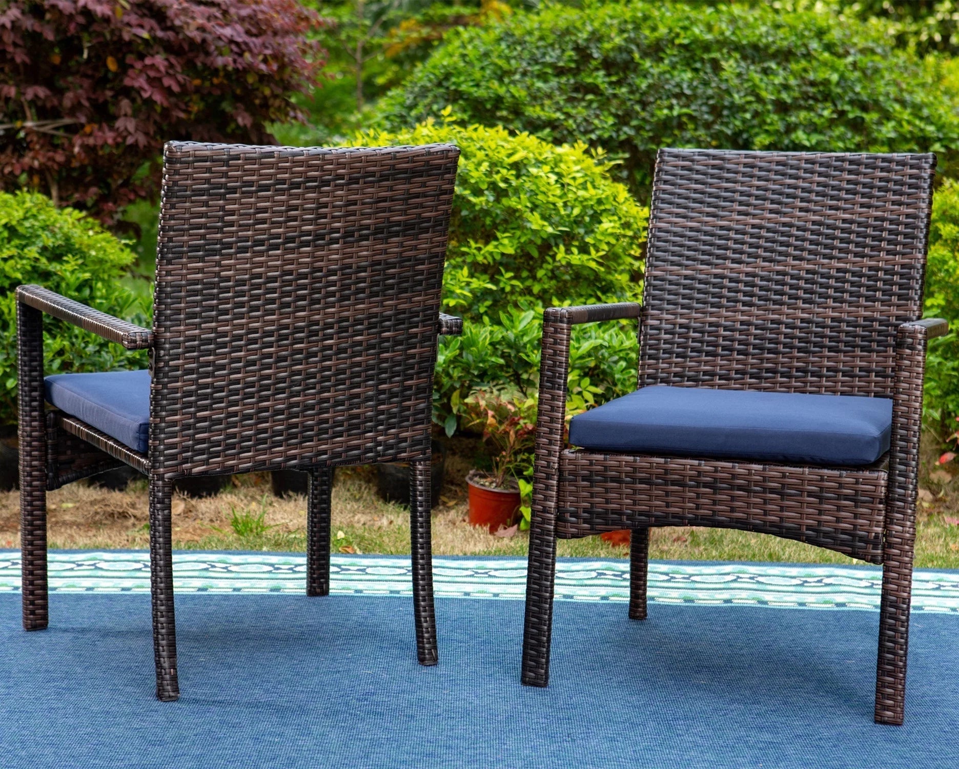 Outdoor Patio Dining Set | Rattan Chairs for Outdoor | BNB Depot