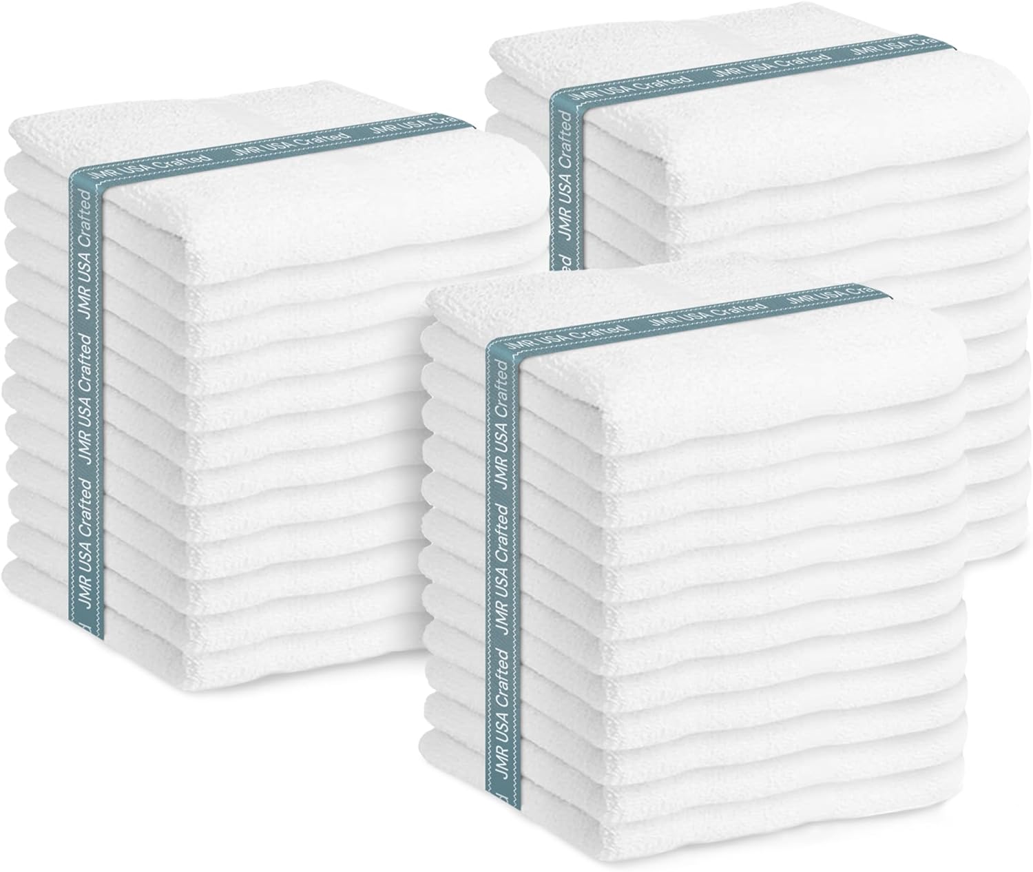 12 Pack Hotel Short Term Rental Multi-Purpose Towels (White,20X40-12 Pcs)