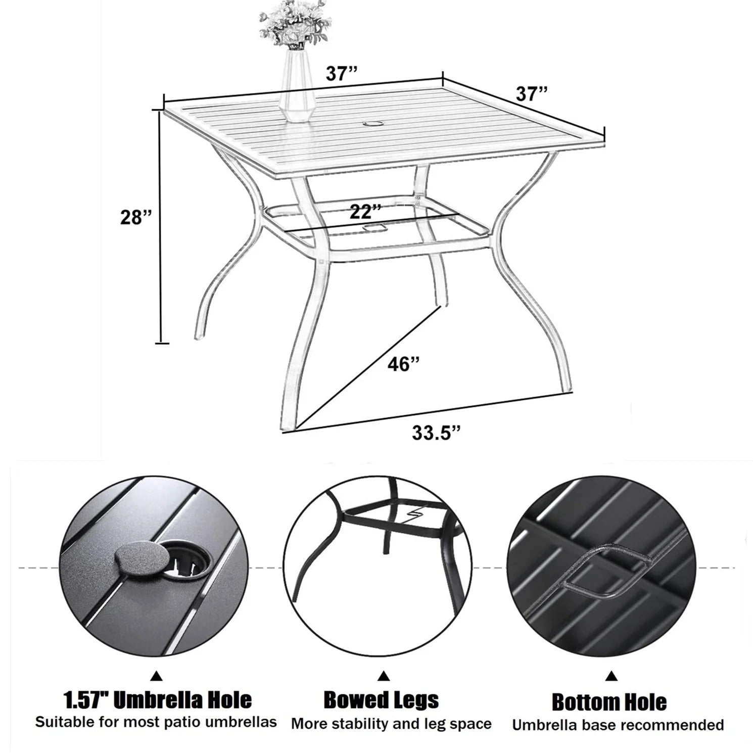 Outdoor Patio Dining Set | Rattan Chairs for Outdoor | BNB Depot