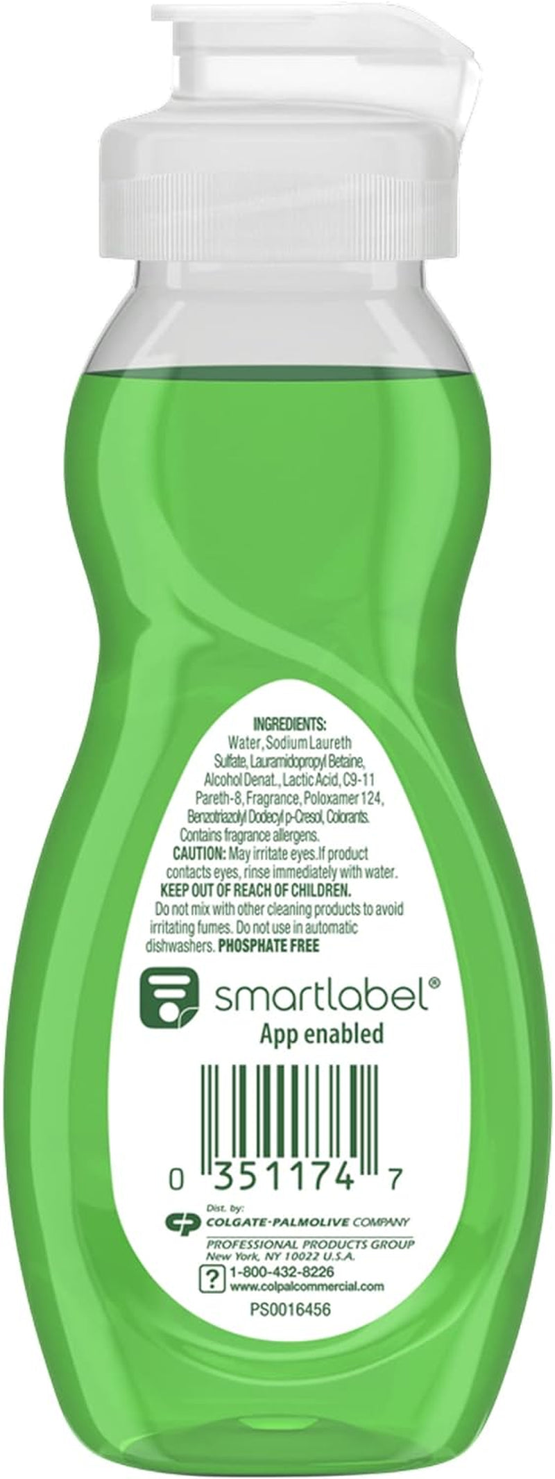 Dishwashing Liquid, Travel Dish Soap, Original Scent, Green, 3 Fluid Ounce Bottle (Case of 72) 