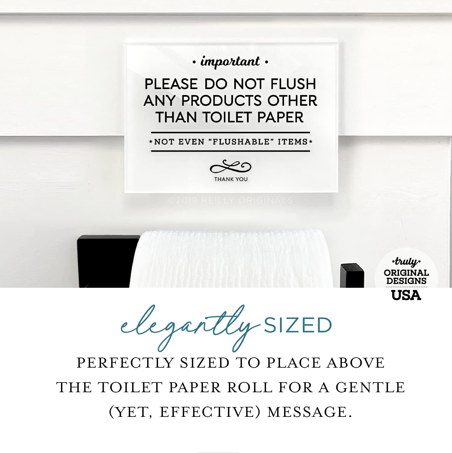 Do Not Flush Rules Bathroom Sign | Bathroom Sign | BNB Depot