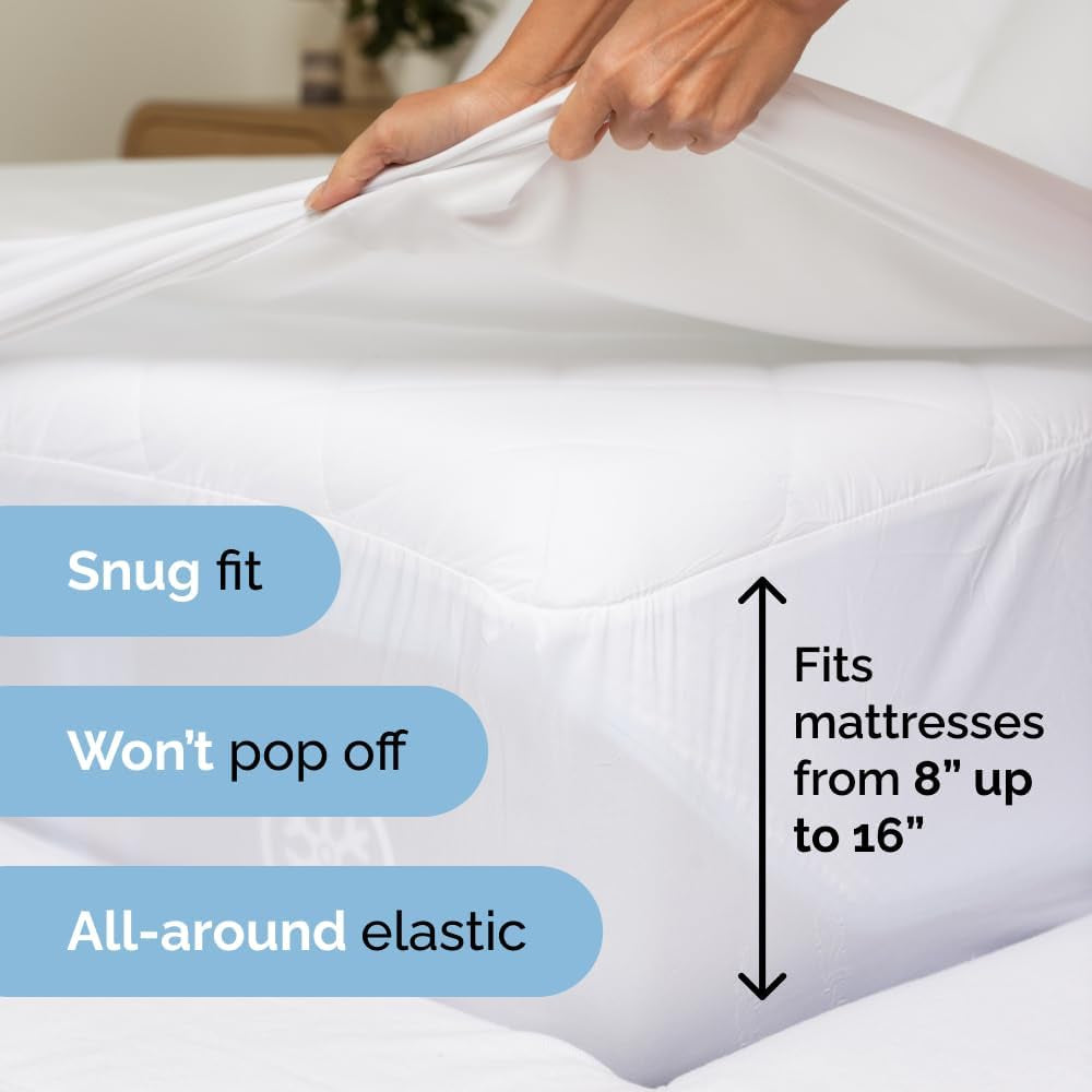 Full Size 4 Piece Sheet Set - Comfy Breathable & Cooling Sheets - Hotel Luxury Bed Sheets - Deep Pockets, Easy-Fit, Extra Soft & Wrinkle Free Sheets - White 