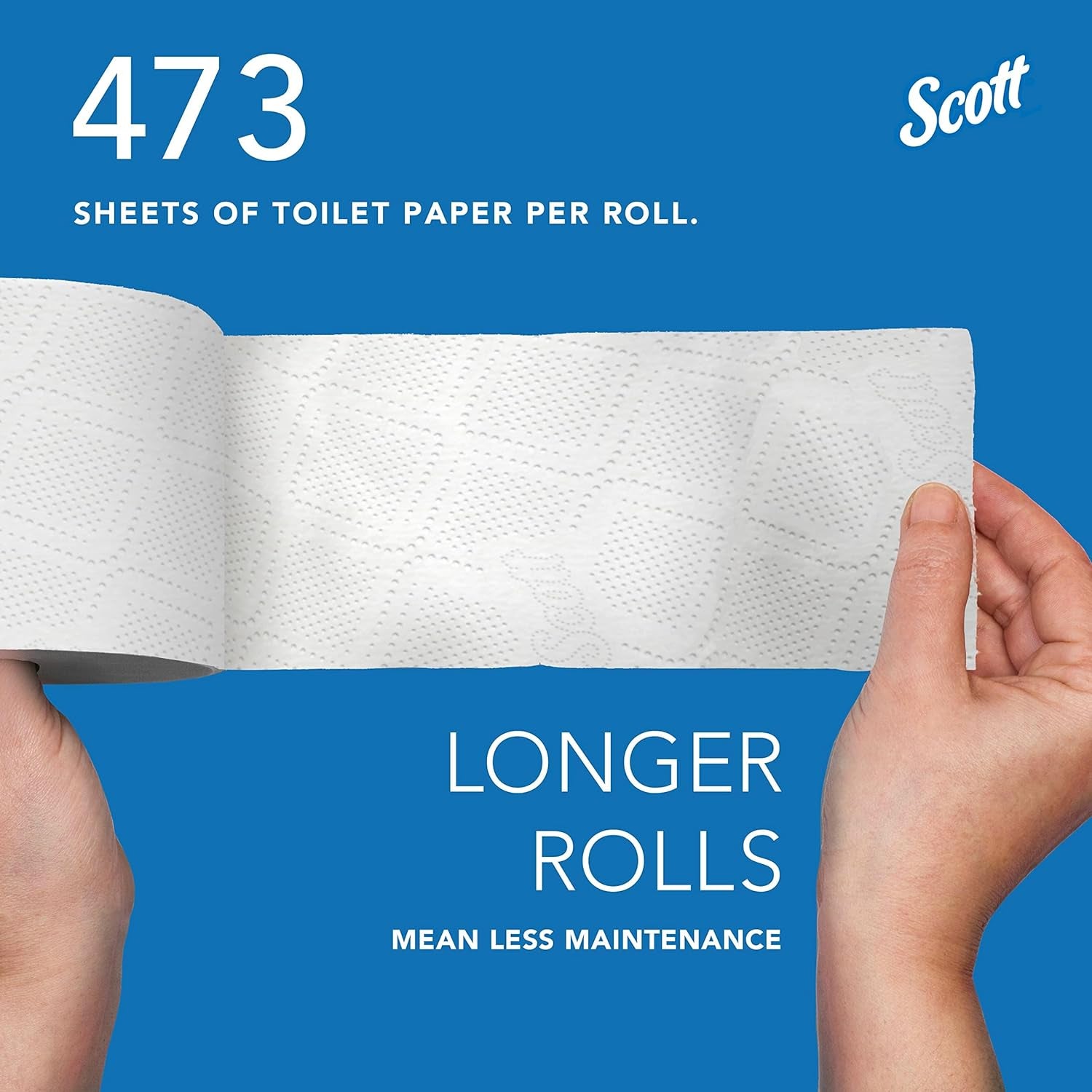 Scott® Professional Toilet Paper 2-Ply, Individually Wrapped Rolls (473 Sheets/Roll, 80 Rolls/Case,)