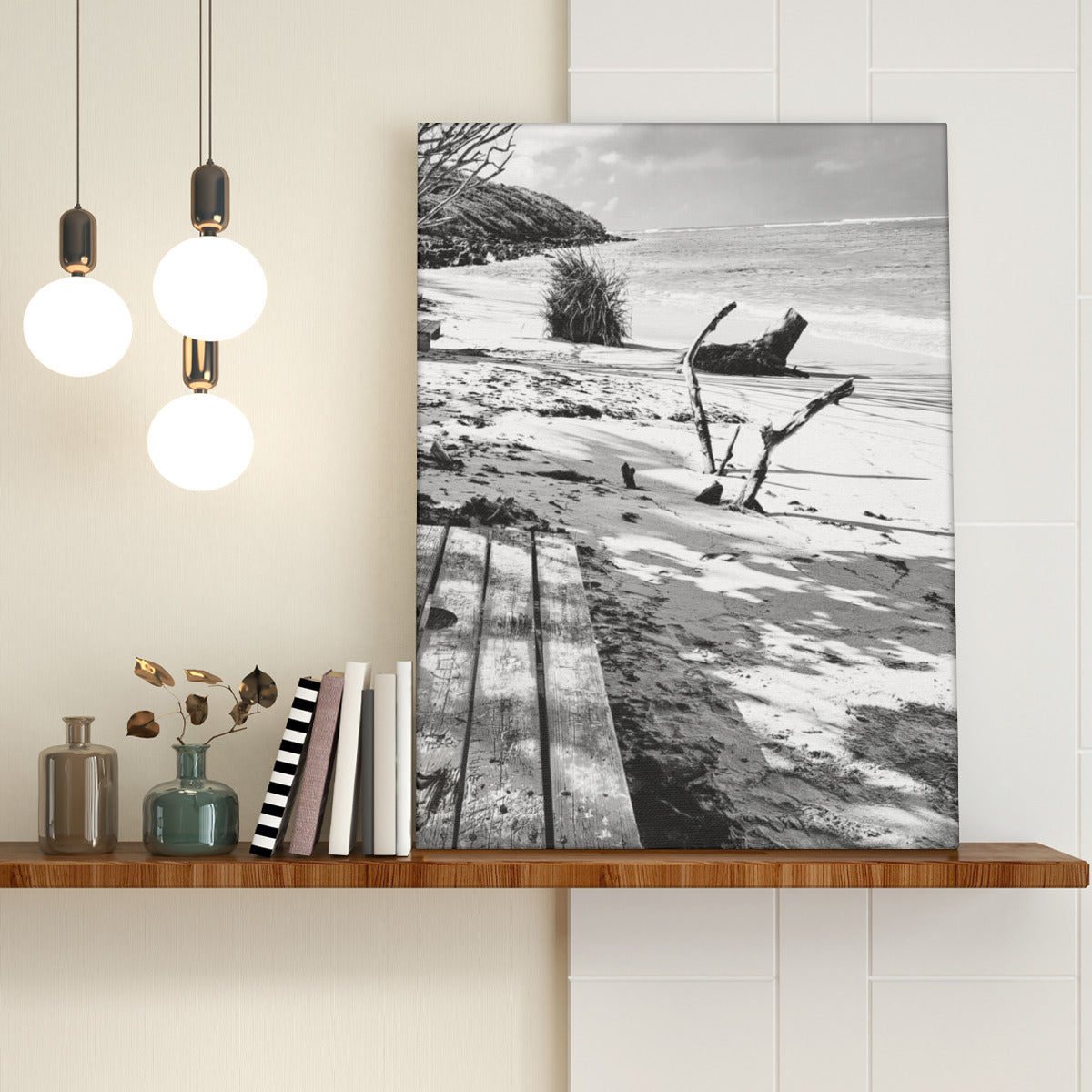 Portrait Canvas Prints - with Hooks Beach Portrait Canvas Print Exclusive Design