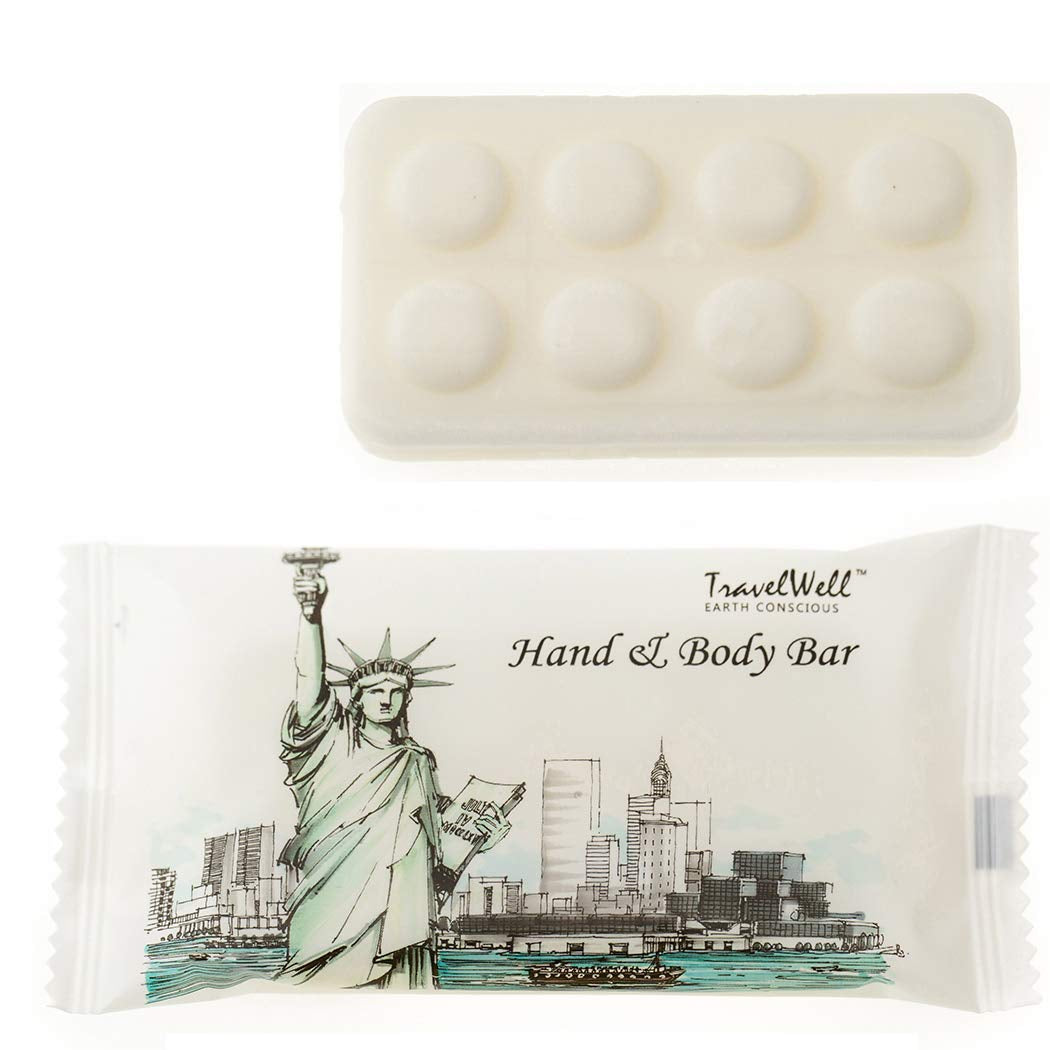 Rectangular Travel Size Soap Bars | Wrapped Hotel Soap | BNB Depot