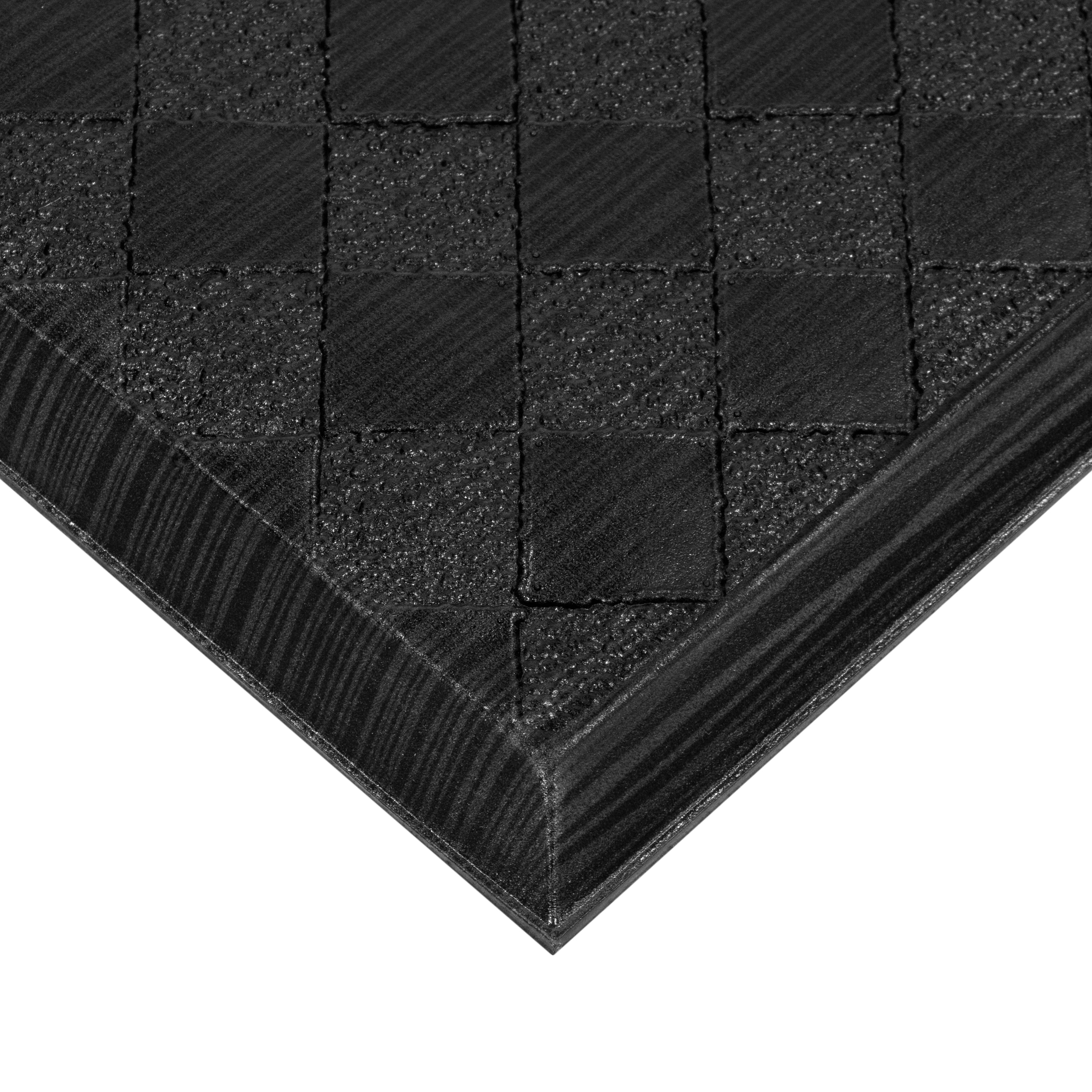 Airbnb Home Comfort Mate D Kitchen Mat; Black, 1.5' X 2.5