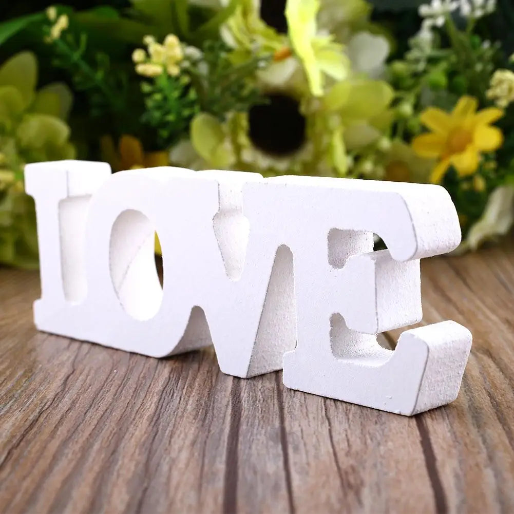 Wooden LOVE Letters - Romantic Home & Wedding Decor