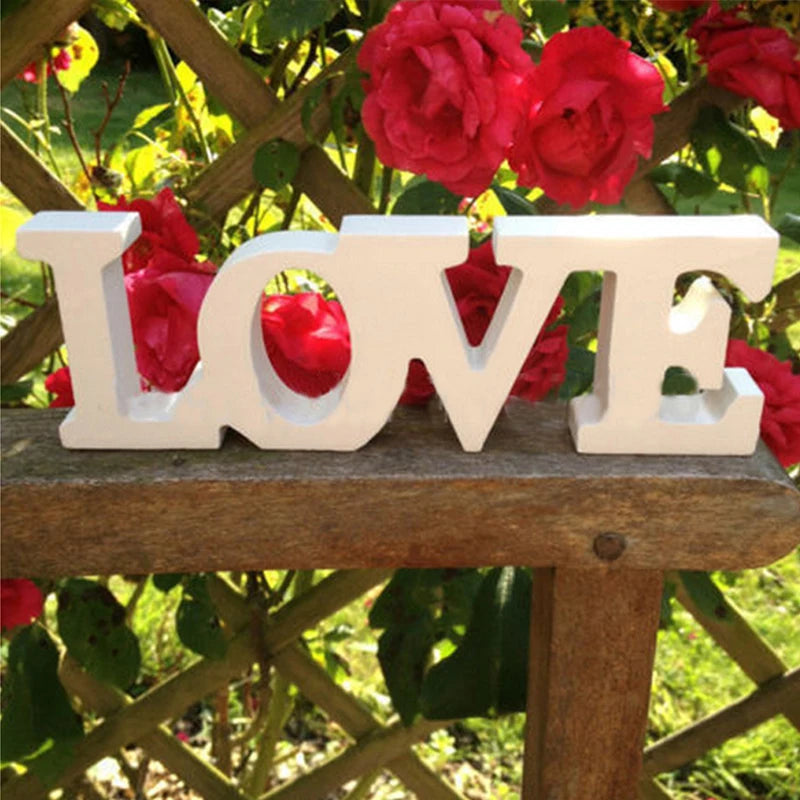 Wooden LOVE Letters - Romantic Home & Wedding Decor