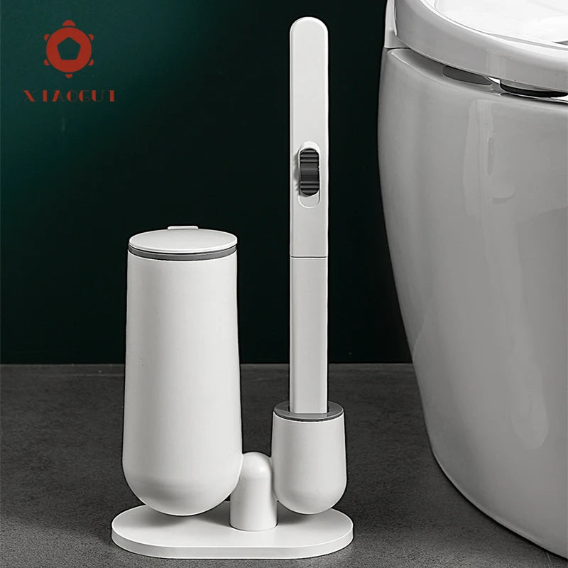 Disposable Toilet Brush Set - Convenient Bathroom Cleaning Solution