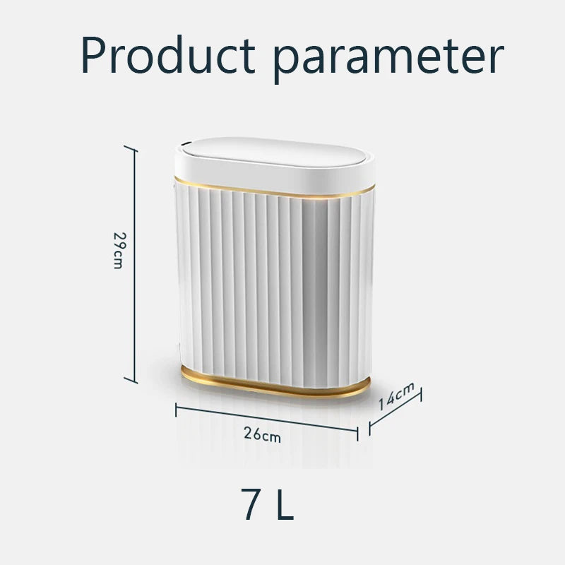 Smart Sensor Trash Can | Touchpad Induction Bin | BNB Depot