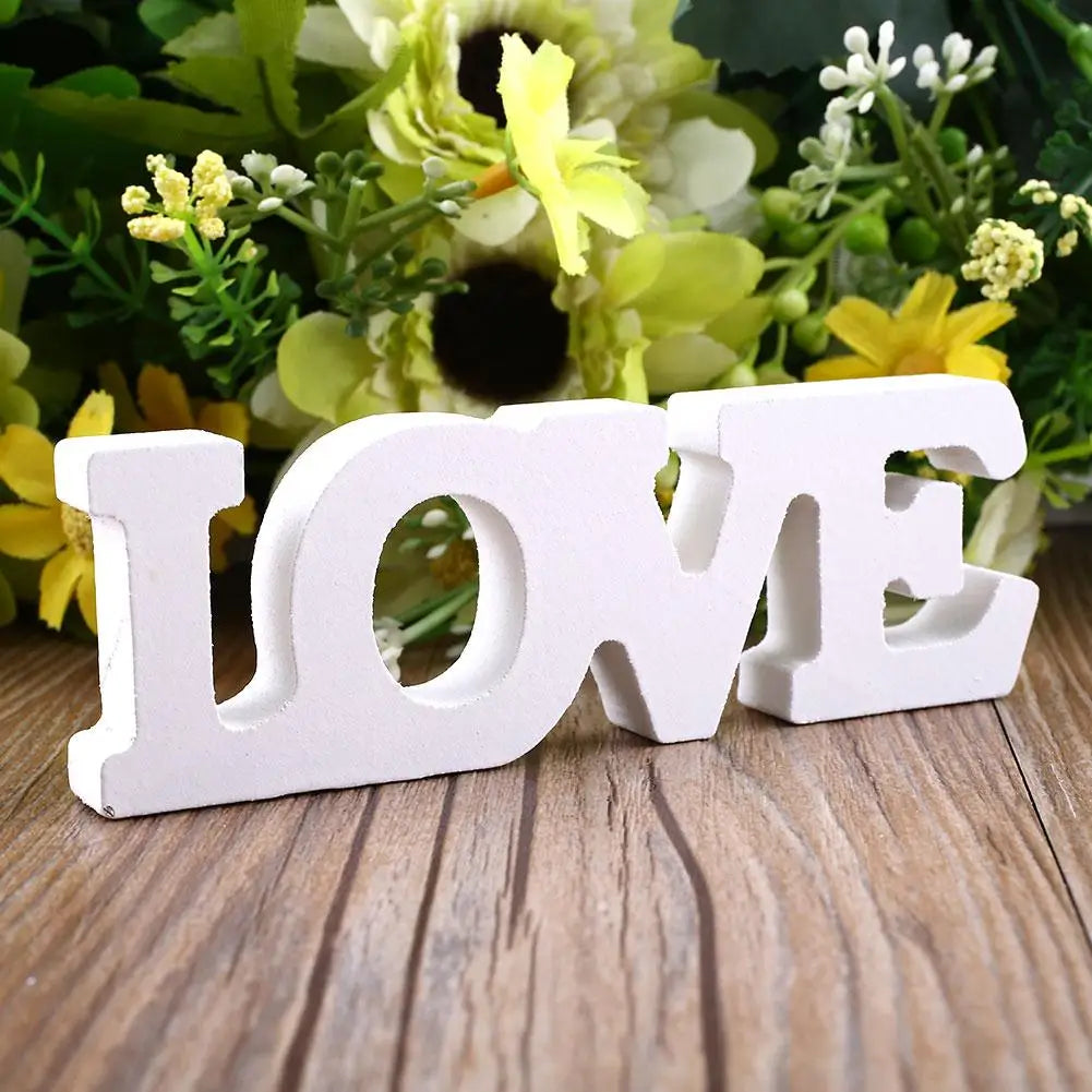 Wooden LOVE Letters - Romantic Home & Wedding Decor