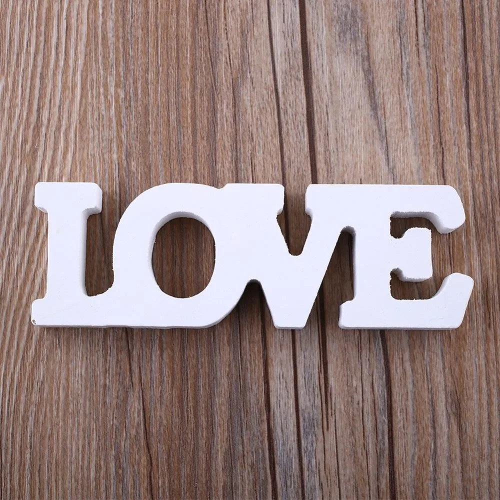 Wooden LOVE Letters - Romantic Home & Wedding Decor