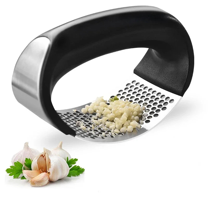 Effortless Garlic Mastery: Stainless Steel Manual Garlic Press