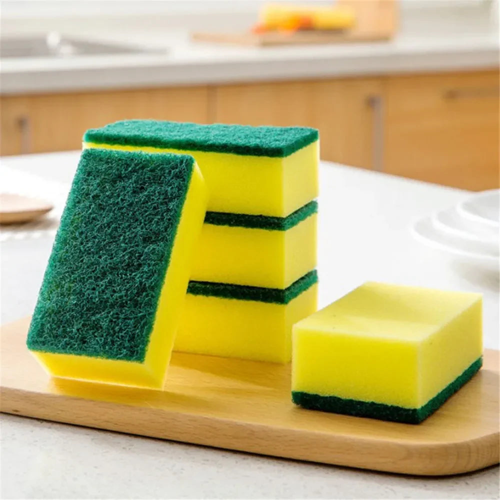 Double-sided Dishwashing Sponge Set - Efficient Kitchen Cleaning Solution