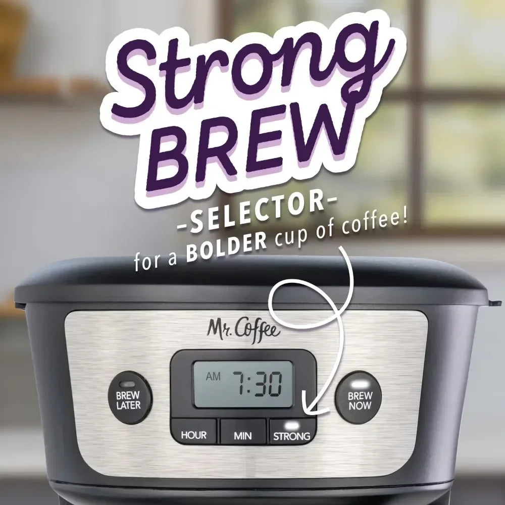 Bold Flavor, Easy Brewing: 12-Cup Programmable Coffee Maker