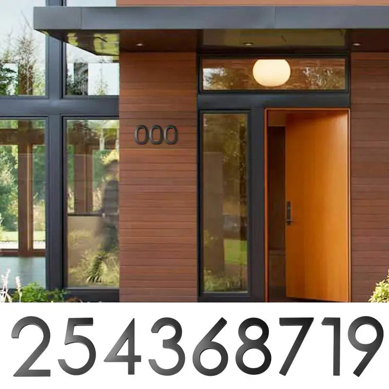 Enhance Your Property with Stylish Floating House Numbers - Perfect for Airbnb Hosts!