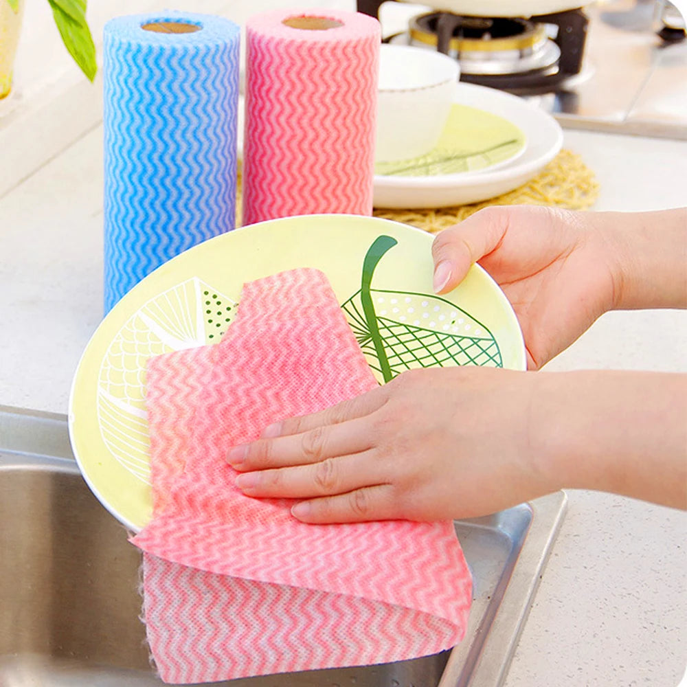 Reusable Dish Cloths Roll | Kitchen Cleaning Towels | BNB Depot