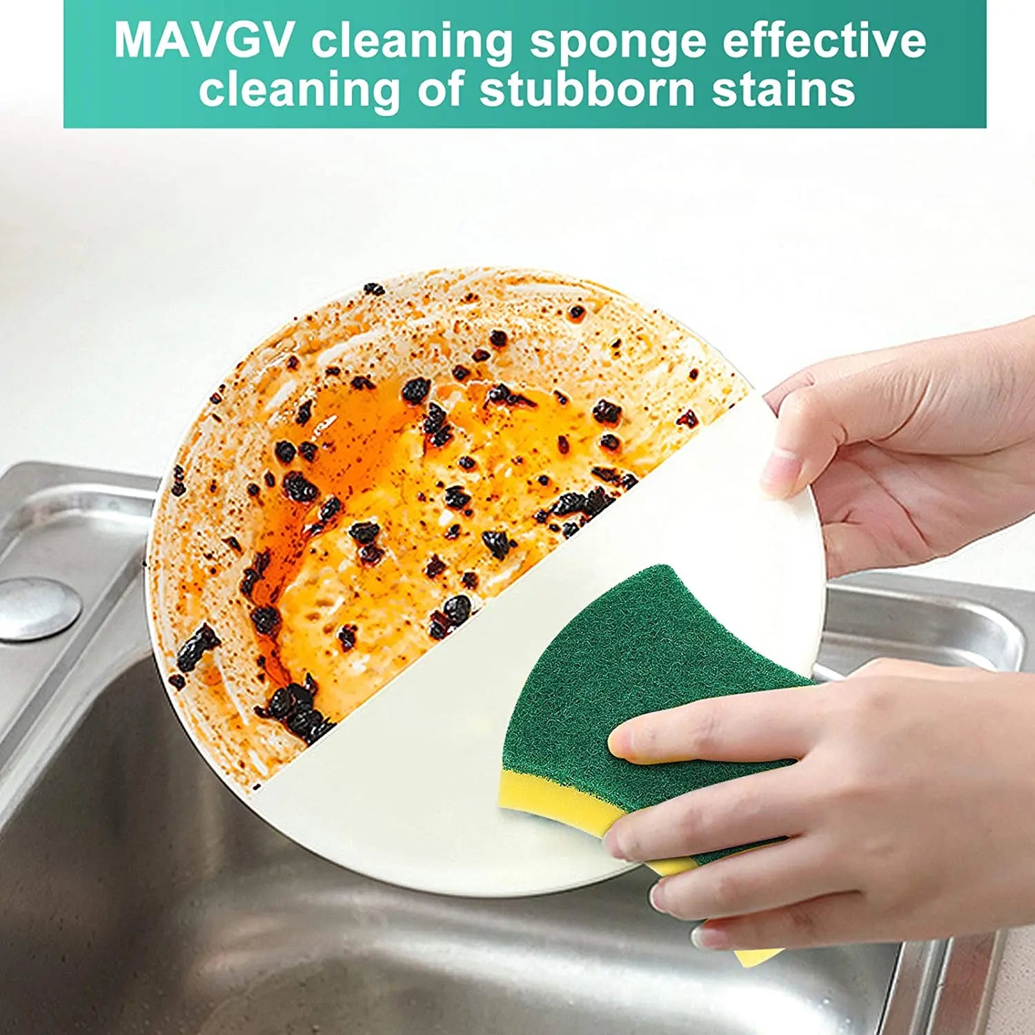 Nano Emery Magic Clean Rub Sponge Kit - Efficient Kitchen Cleaning Solution