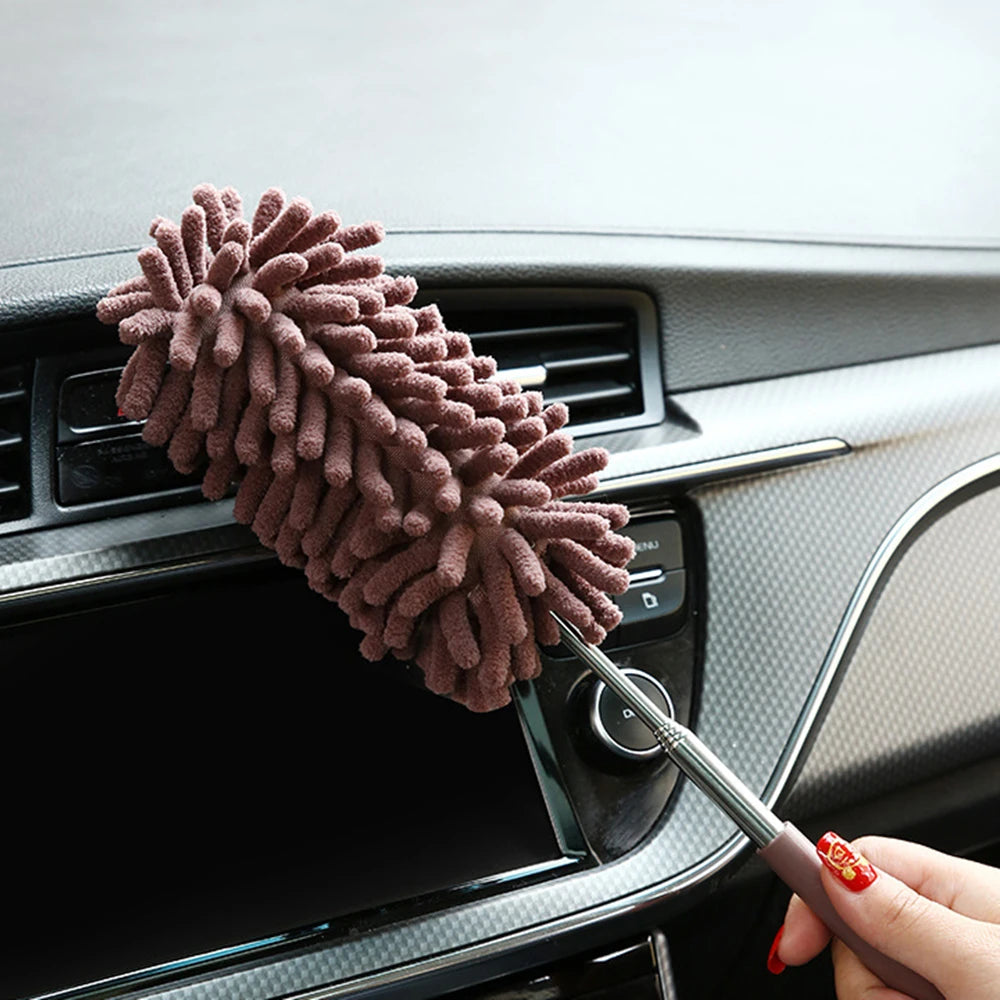 Microfiber Soft Duster Brush - Versatile Dust Cleaner for Home and Car