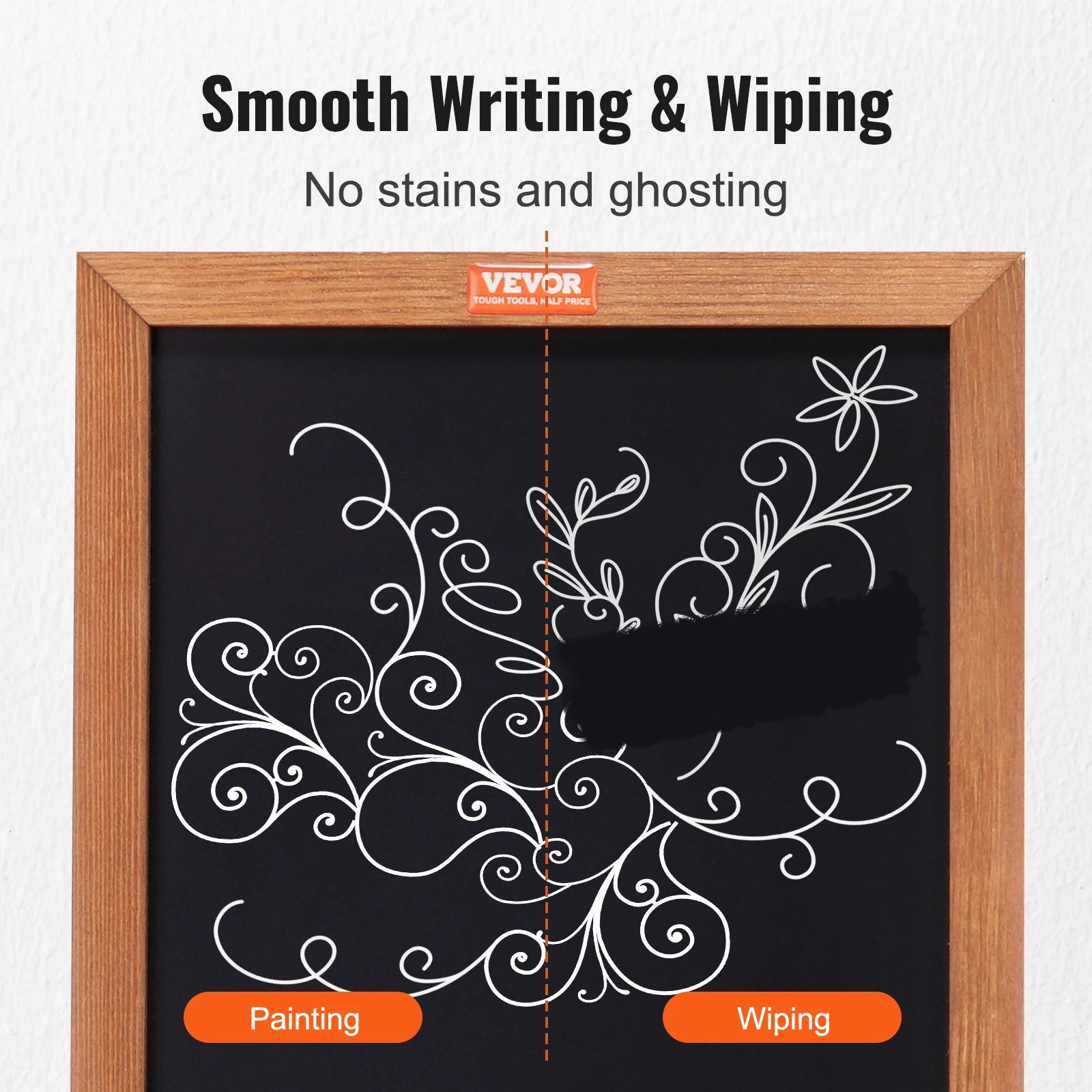 Versatile Magnetic Chalkboard Sign for Creative Messaging and Organization