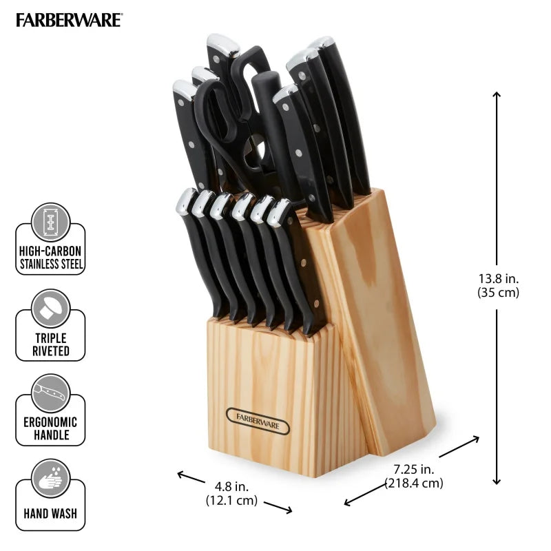 Complete Kitchen Knife Set for Culinary Mastery