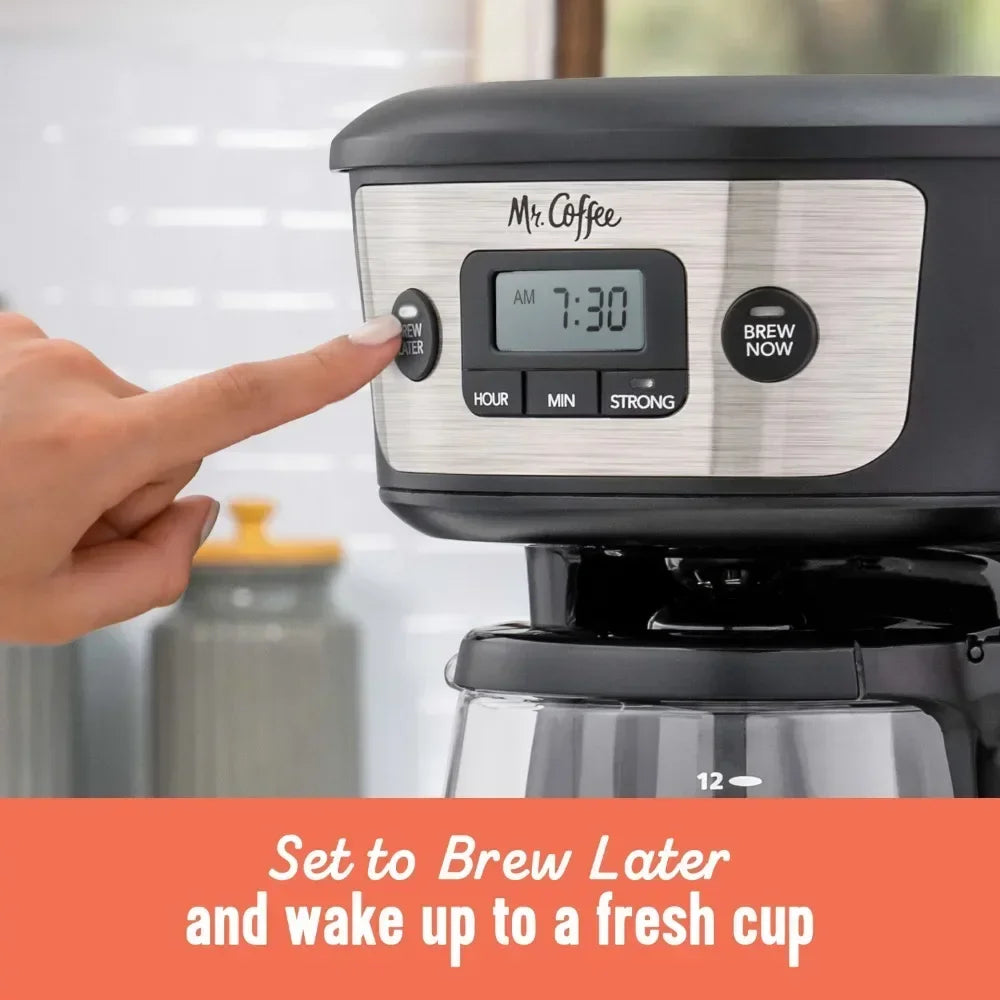 Bold Flavor, Easy Brewing: 12-Cup Programmable Coffee Maker