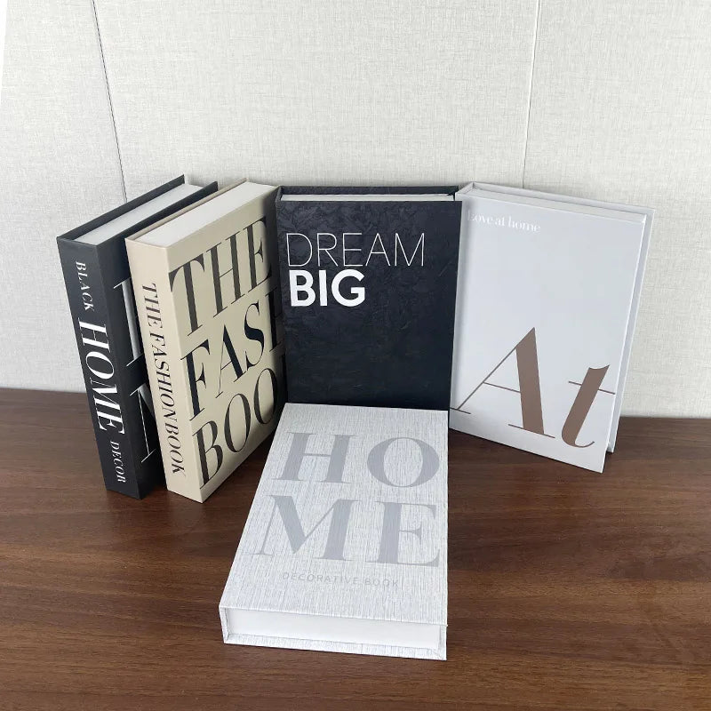 Luxury Decorative Fake Books for Modern Home Decor