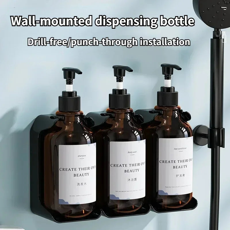 Wall Mounted Soap Dispenser Set for Hotels and Homes