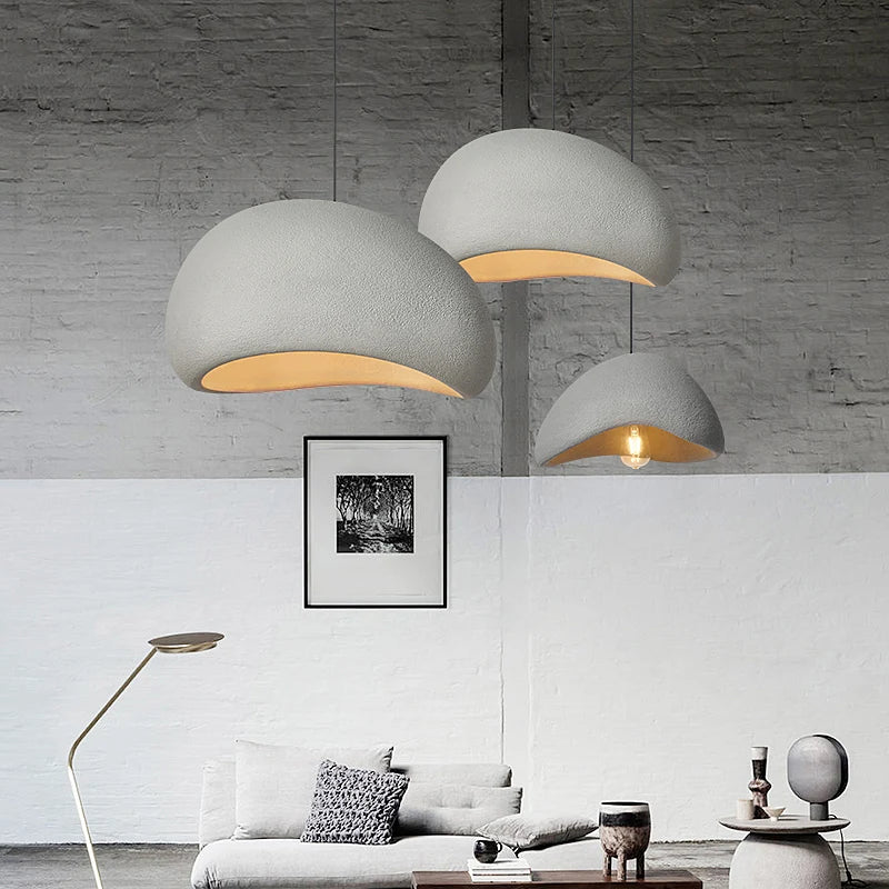 Japanese Wabi-Sabi Minimalist Pendant Light – Modern Chandelier