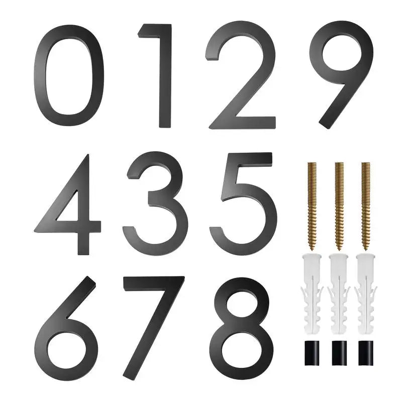 Enhance Your Property with Stylish Floating House Numbers - Perfect for Airbnb Hosts!