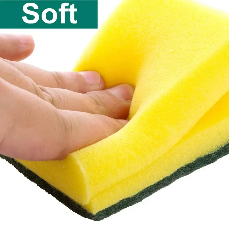 Highly Absorbent Double-Sided Sponge for Efficient Kitchen Cleaning