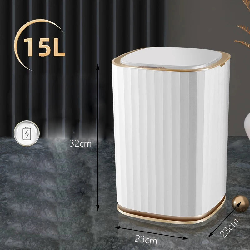 Smart Sensor Trash Can | Touchpad Induction Bin | BNB Depot