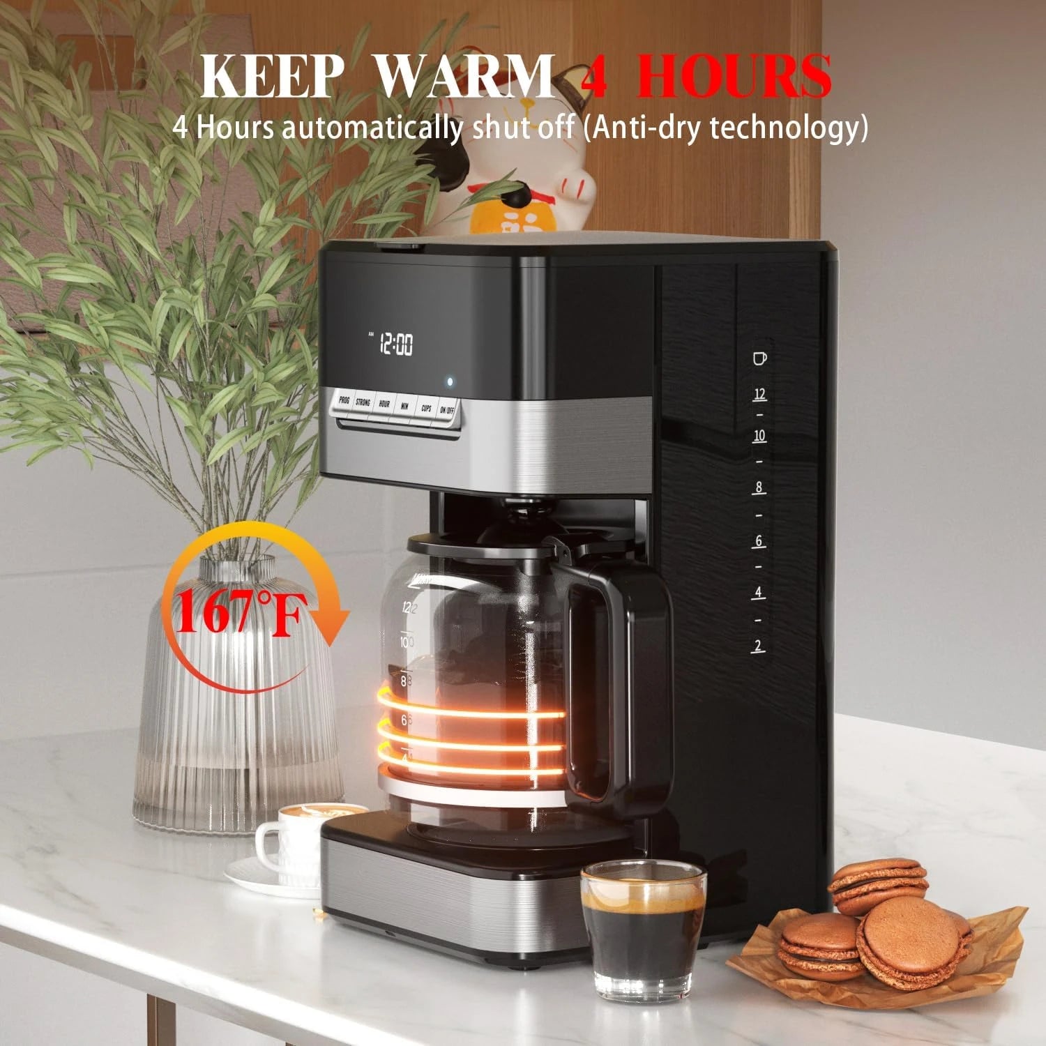 Programmable Drip Coffee Maker | Programmable Coffee Maker | BNB Depot