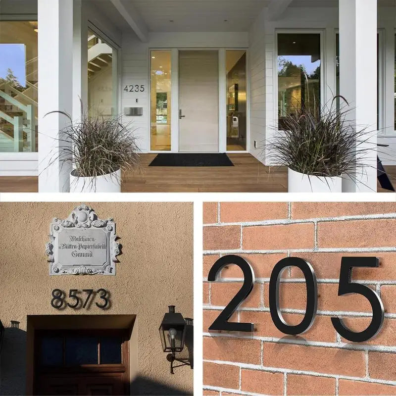 Enhance Your Property with Stylish Floating House Numbers - Perfect for Airbnb Hosts!