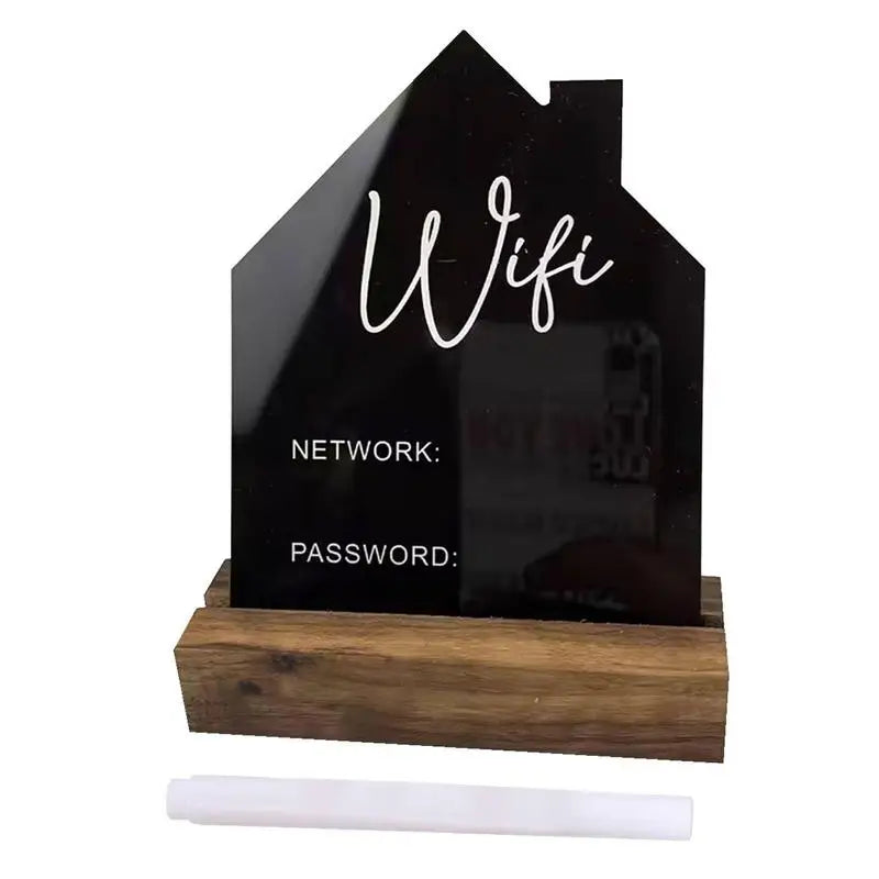 Modern Acrylic WiFi Board: Stylish Connectivity Solution for Home and Business