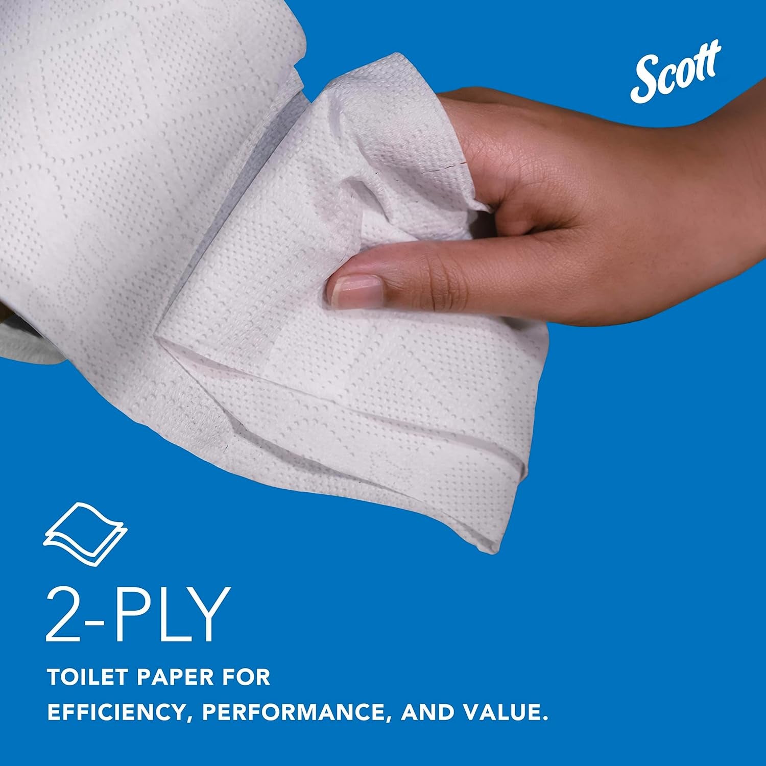 Scott® Professional Toilet Paper 2-Ply, Individually Wrapped Rolls (473 Sheets/Roll, 80 Rolls/Case,)