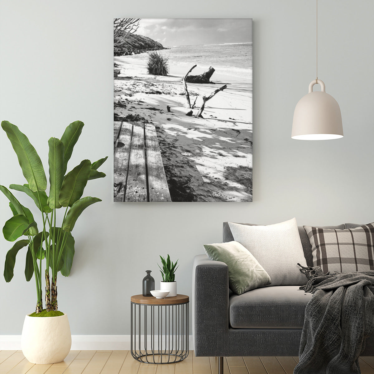 Portrait Canvas Prints - with Hooks Beach Portrait Canvas Print Exclusive Design