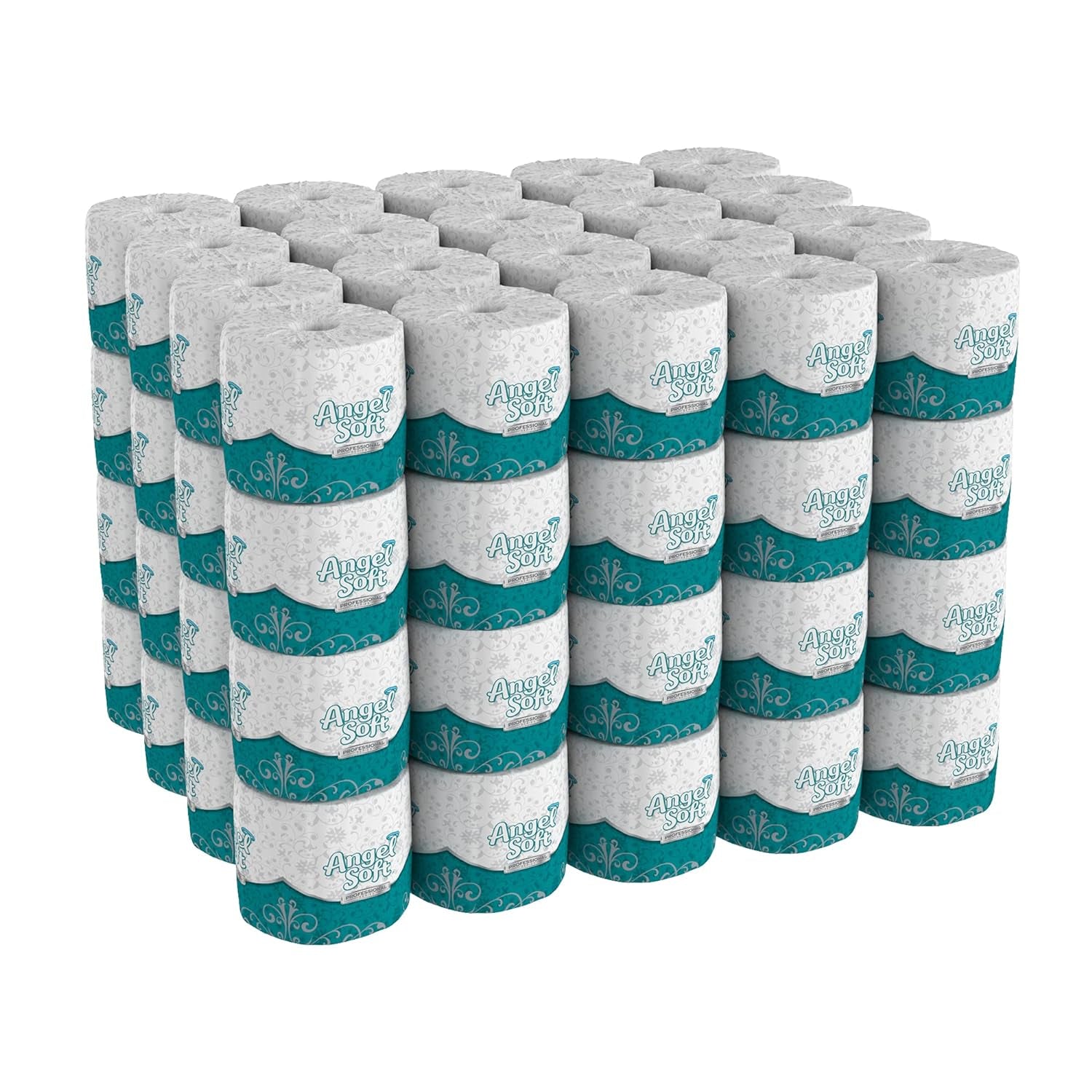 Angel Soft White 2-Ply Premium Bathroom Tissue (Case of 80 Rolls, 450 Sheets per Roll)