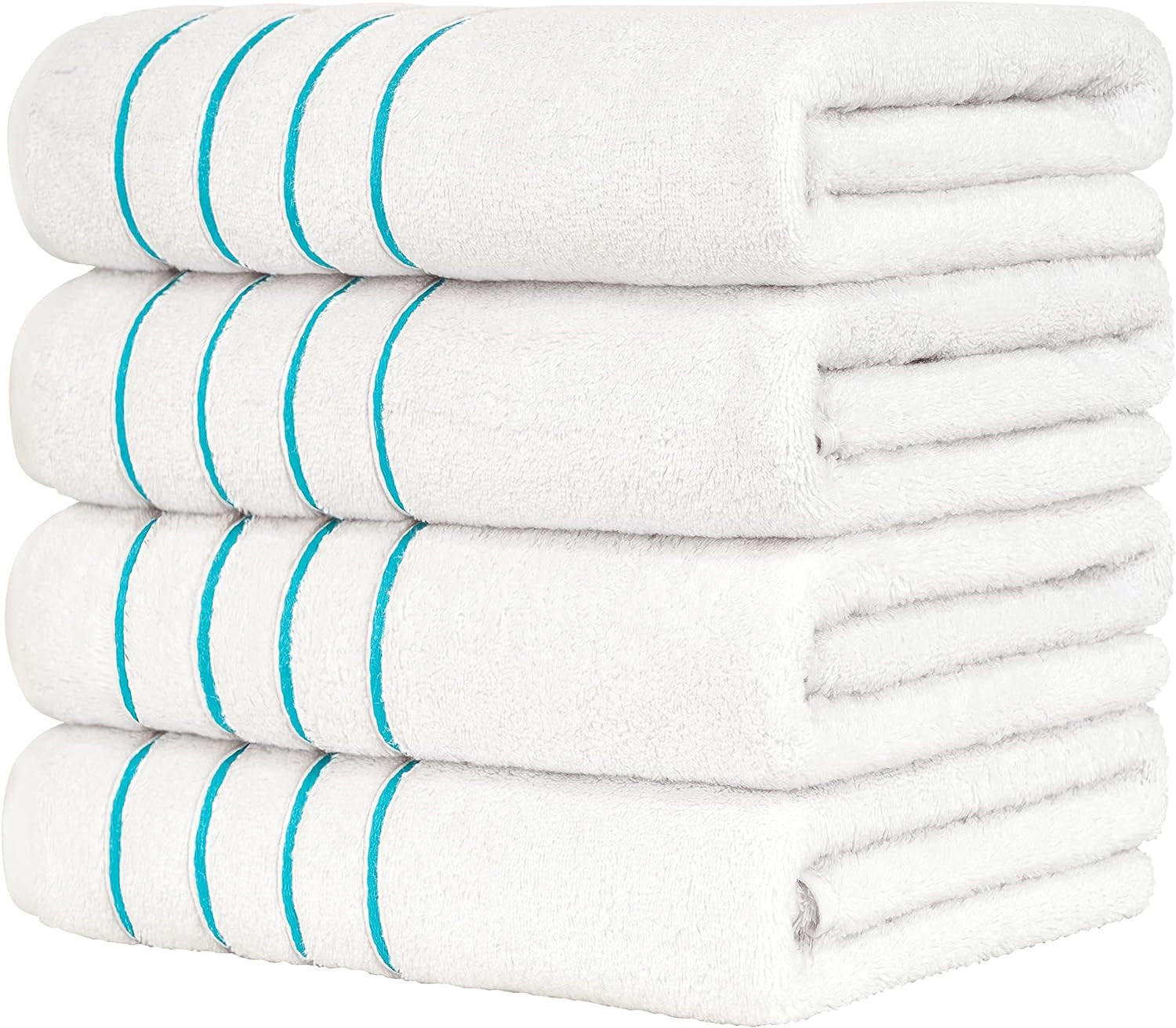 Airbnb White Bath Towel Set | Hotels Cotton Bath Towels | BNB Depot